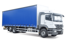 Car Hire Ballymena - 26 Tonne Curtain Side Truck - Truck hire Ballymena