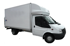 Car Hire Ballymena - Ford Luton 3.5 ton Tail Box Lift Truck - Truck hire Ballymena
